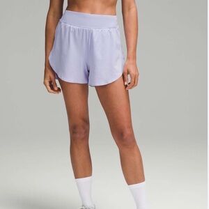 Lululemon Fast and Free High-Rise Short - Lilac Smoke, 6
